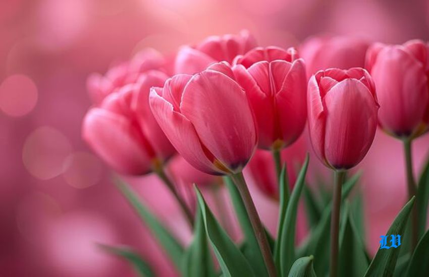 pink tulips