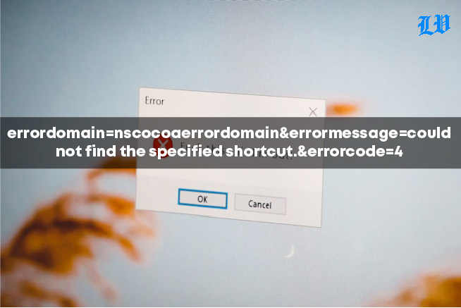 errordomain=nscocoaerrordomain&errormessage=could not find the specified shortcut.&errorcode=4