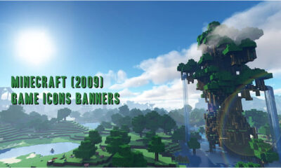 minecraft (2009) game icons banners